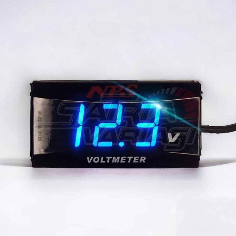 VOLTMETER AKI ANTI AIR MERK NPS / VOLTMETER TES AKI WATERPROOF UNIVERSAL