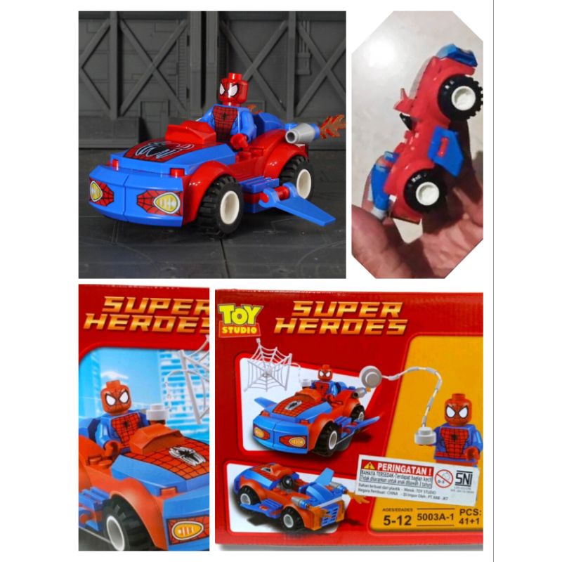 Mainan block super hero / Toy Studio Block Spiderman mainan lego mainan brick