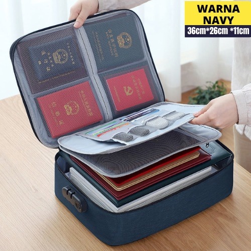 

Sertifikat File Tempat Dokumen Penting Tas Multifungsi ready 3 warna