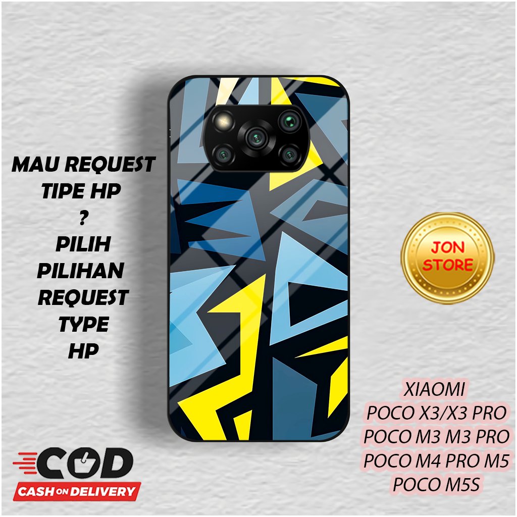 (CMM 2) Sofcase Case Glossy Kilau Untuk POCO X3 X3 PRO X3 NFC M3 M3 PRO 5G M4 PRO M5 M5S Moitf Anime