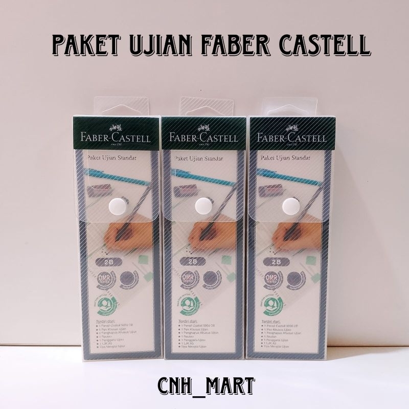 

Termurah Paket Ujian Faber Castel - Paket Ujian Standar Faber Castel - Harga Promo -Pensil 2B.Rautan.Penghapus.Pengaris.Kertas LJK Tanpa Pulpen