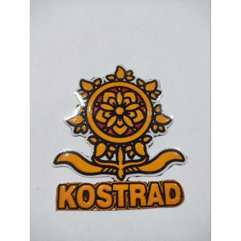 

stiker embos kostrad | stiker kostrad timbul