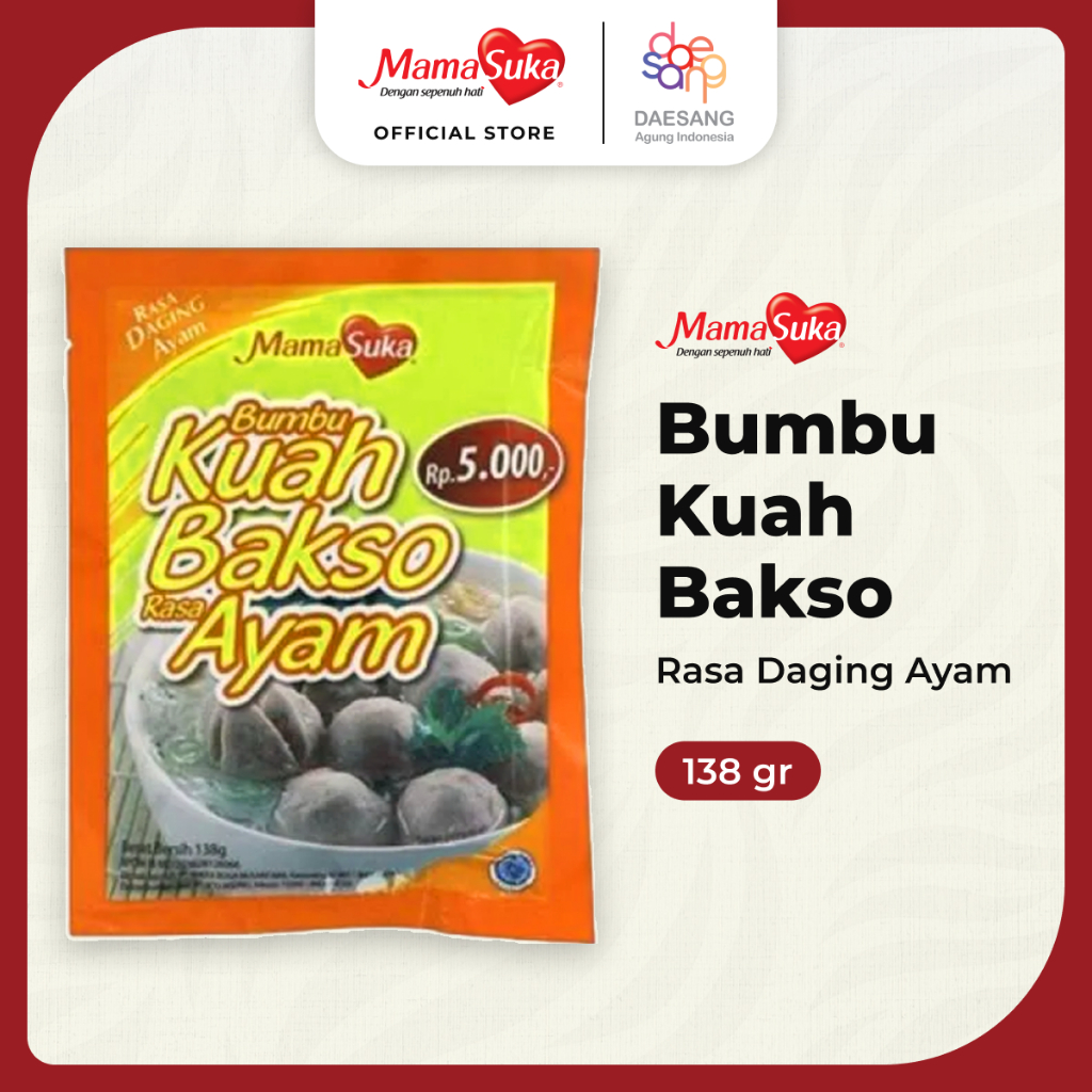 MamaSuka - Bumbu Kuah Bakso Ayam 138 gr
