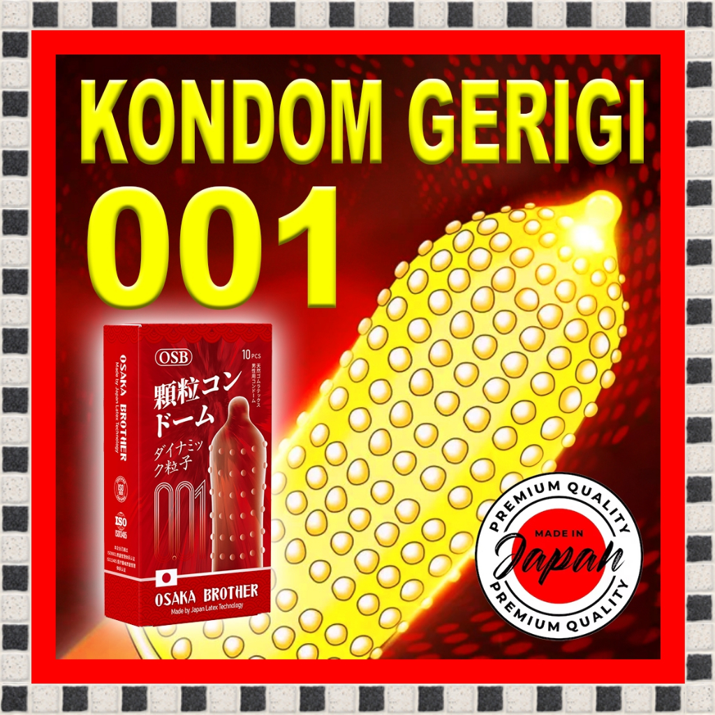 Kondom OSB Osaka Brother Ori [Bisa Ecer] Bonus Pelumas - TerTipis di Dunia - Privasi Pembeli Aman - 