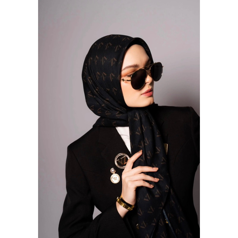 VIVI ZUBEDI || Monogram Scarf Original 100%