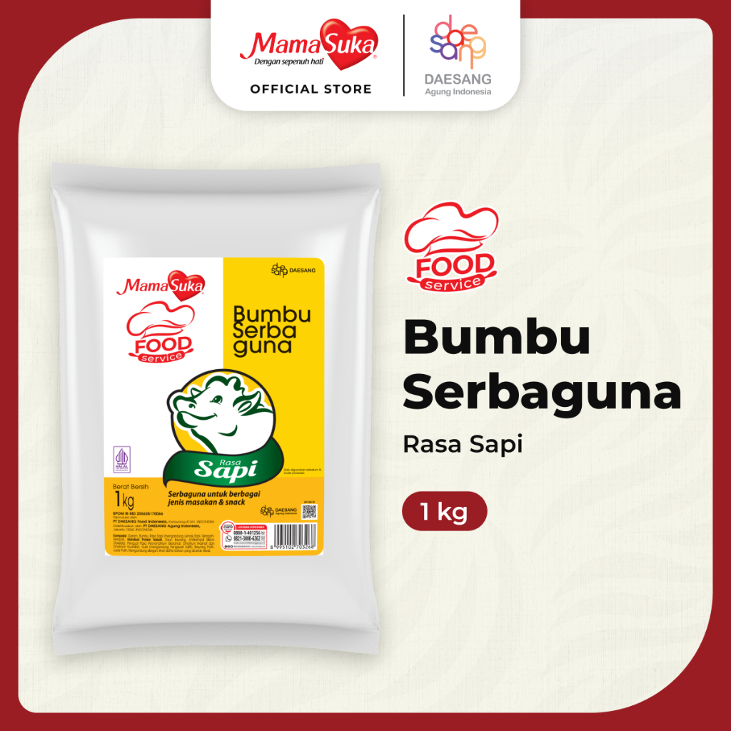 

MamaSuka - Bumbu Serbaguna Rasa Sapi 1 Kg