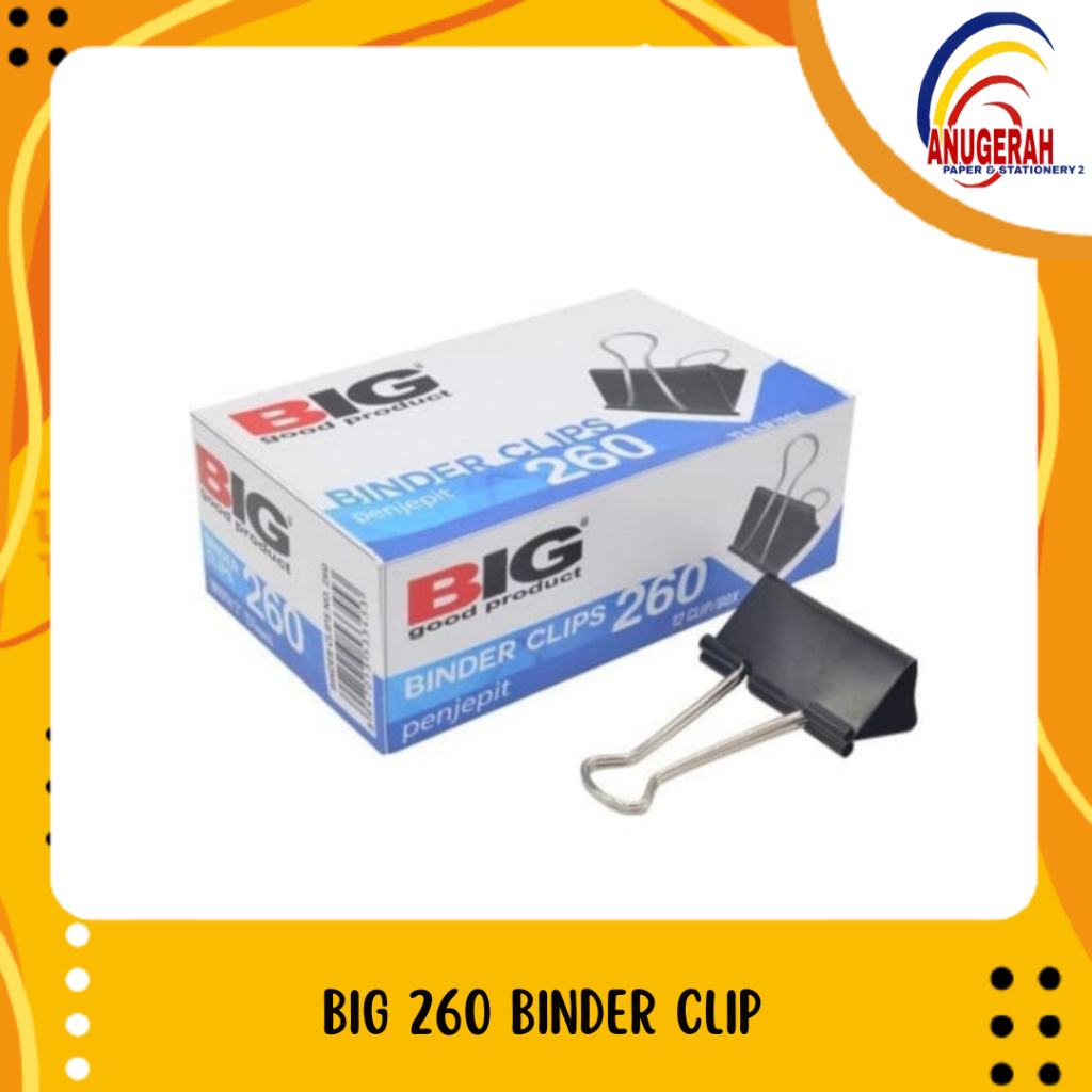 

BIG 260 BINDER CLIP (LSN)