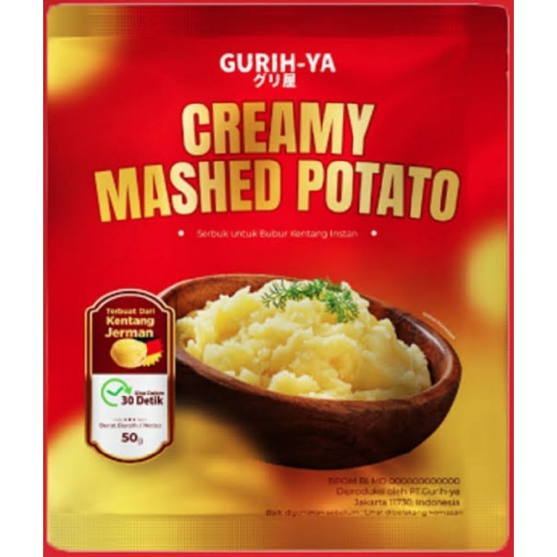 

gurihya gurih-ya creamy mashed potato instan 50gr