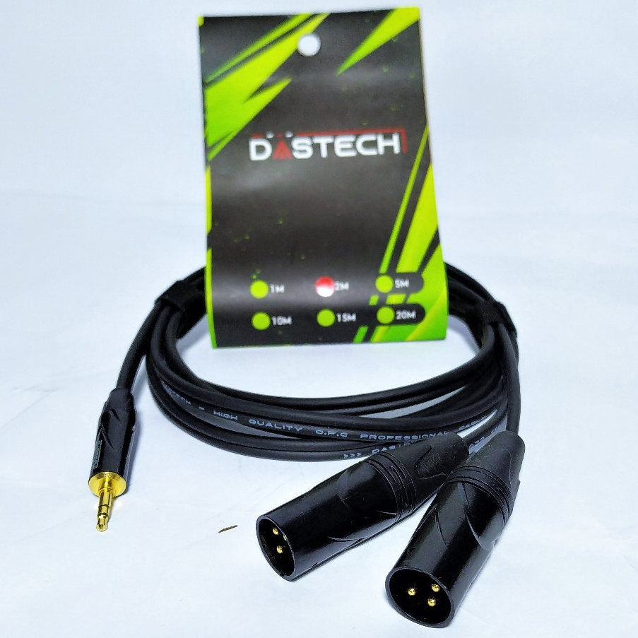 JACK HP LAPTOP DASTECH 3.5MM TO XLR MALE