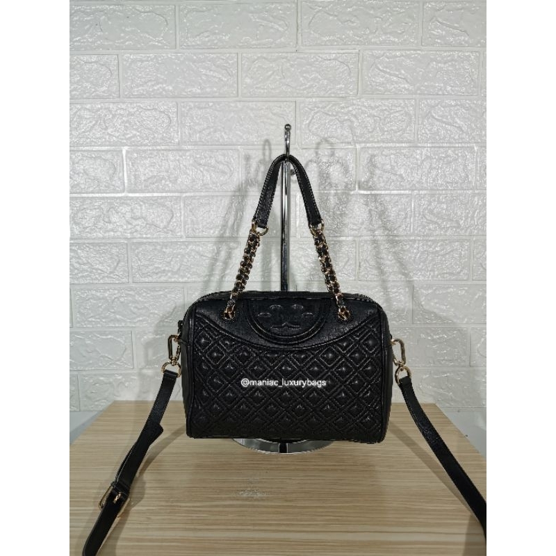 Chain Satchelbag TORY_BURCH*Fleming Quilted Duffle Satchel