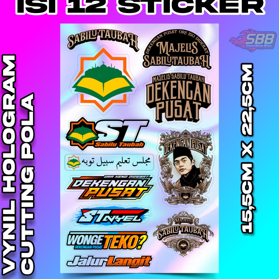 

Jangan Sampai Kehabisan STIKER VYNIL HOLOGRAM SABILU TAUBAH ANTI AIR DEKENGAN PUSAT ST ISI 17 STIKER SOUNDBALAPBLITAR