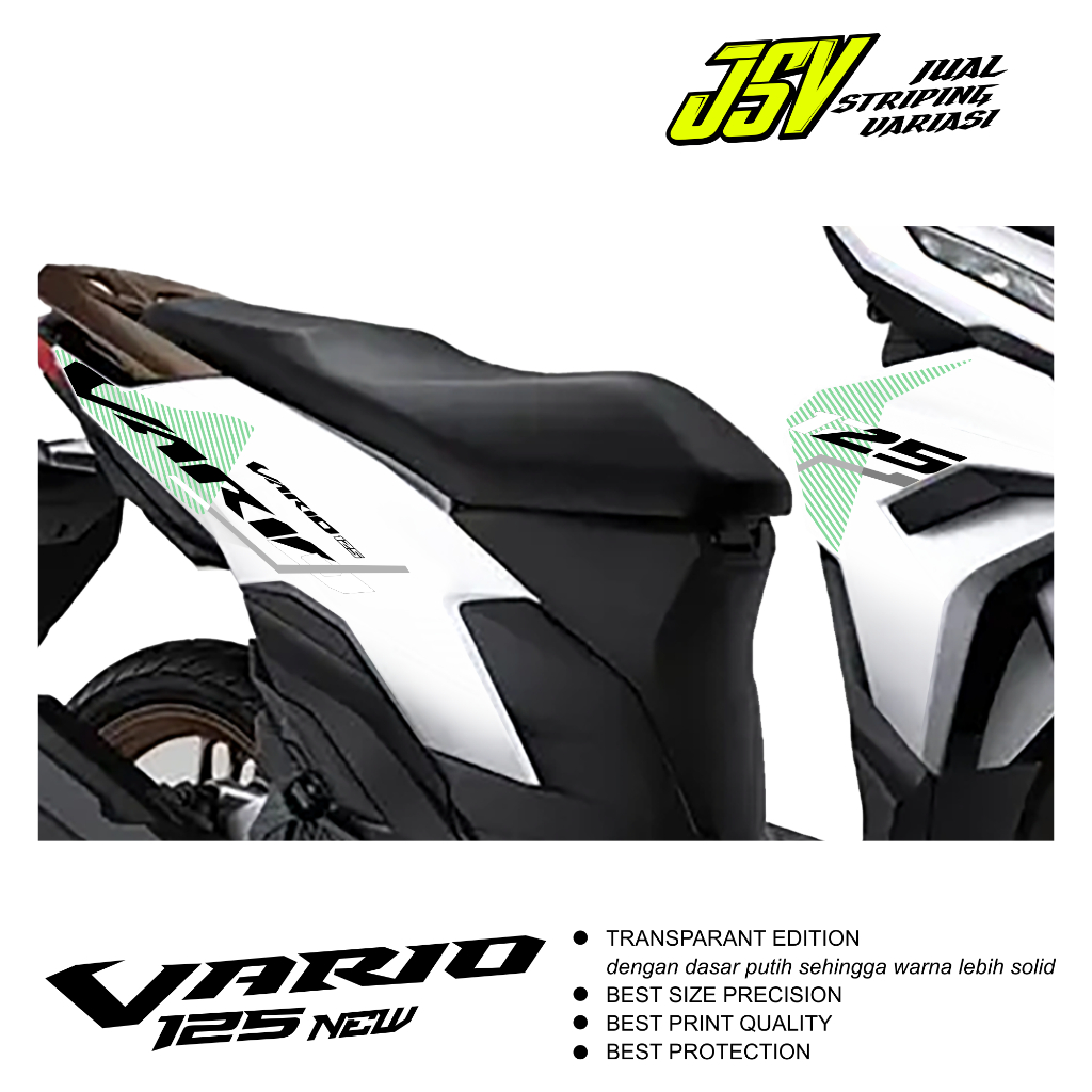 Striping VARIO 125 New Tranparant Uv Thailand Stiker Honda Vario 125 eSP Thai Variasi