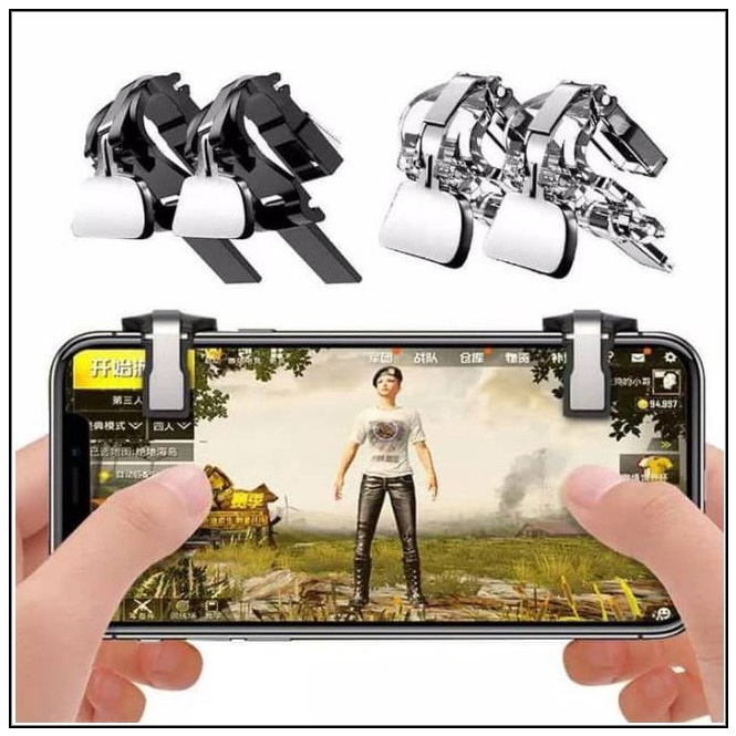 KODE H68Z L1 R1 Trigger PUBG Gamepad Stick PUBG FF ROS Joystick PUBG 2 Stik HP Buat Main Game