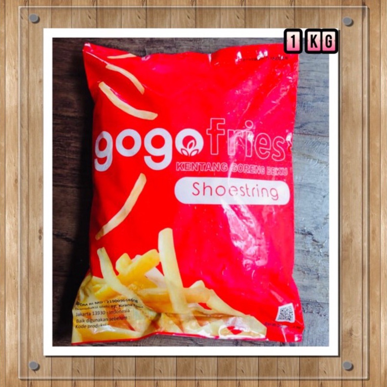 

Terlaris Today Kentang Goreng Beku shoestring 1 Kg Gogo Fries