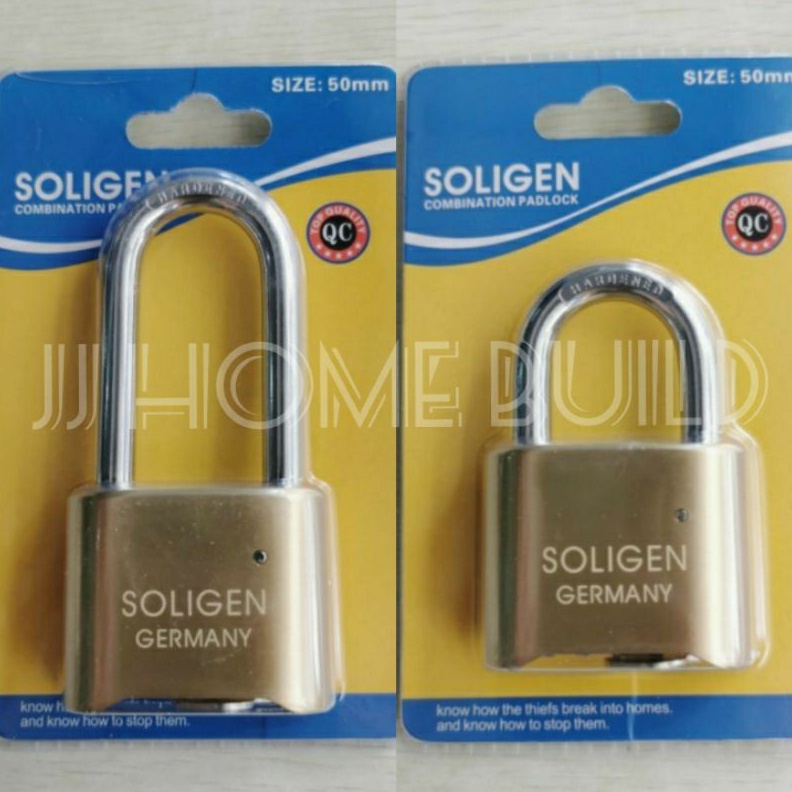 Termurah Gembok Nomor SOLIGEN 5mm panjangpendek Gembok Kombinasi AngkaModel175 DLH murah