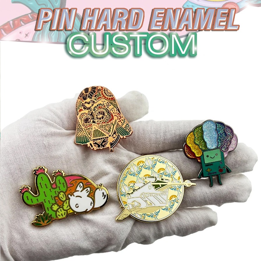 Pin enamel, hard enamel custom. untuk beragam kebutuhan souvenir & pin & aksesoris. Sangat cocok unt