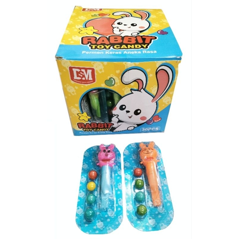 

DSM Permen Keras Kelinci Rabbit Toy Candy Isi 30 Pcs