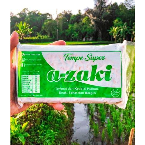 

Tempe Super a-zaki Enak Gurih bikin nagih