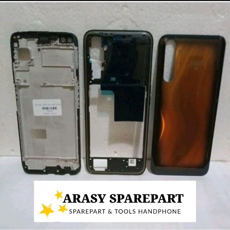 KESING CASING HOUSING FULL SET REALME 6 PRO FRAME + BEZEL + BACKDOOR ORI