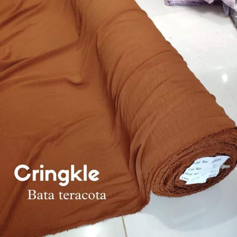 Bahan Kain Meteran Cringkel Airflow Premium
