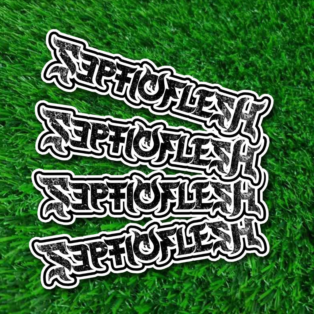 

Stiker Septicflesh - Sticker Logo Black Metal - Stiker Cutting