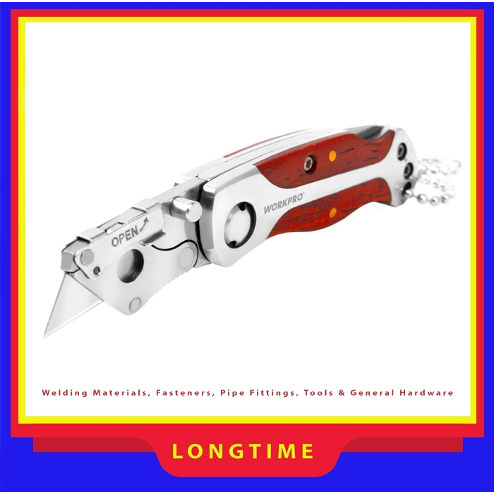 

WORKPRO Utility Knife W011012 Pisau Cutter Lipat Mini Quick-Change Folding