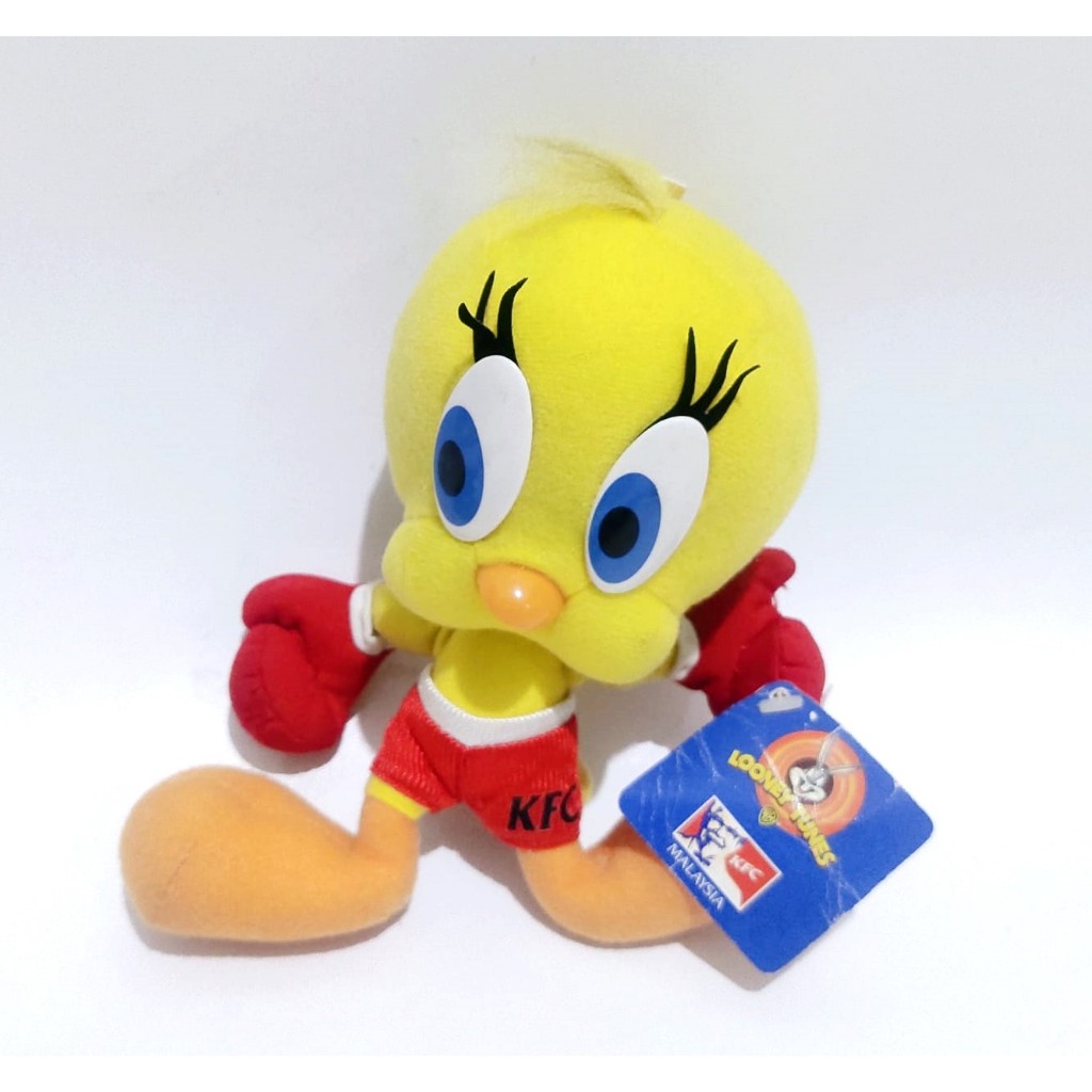 Boneka Tweety Original Looney Tunes X KFC Tweety Boxing Original Vintage Rare