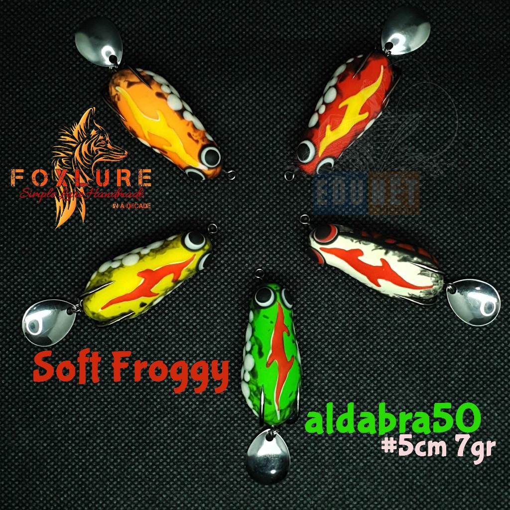 FOX LURE ALDABRA50 5CM 7GR UMPAN CASTING GABUS SOFT FROGGY