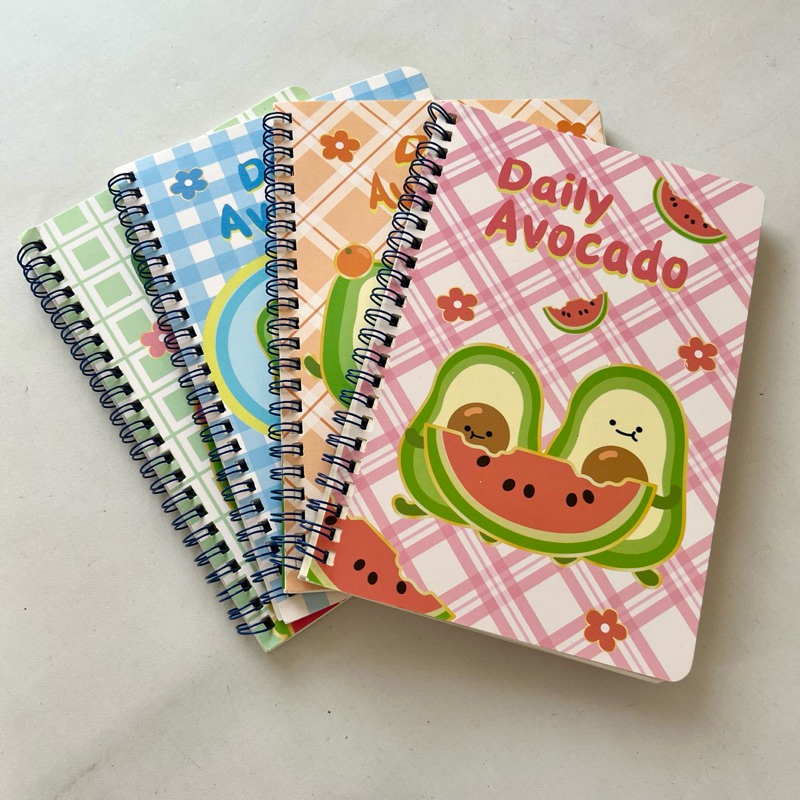 

Steen Buku Tulis Ring 60 Halaman Notebook cute Karakter Lucu Catatan Jurnal Diary Motif Daily Avocado Note Stiker Aesthetic Sekolah Stationary Book