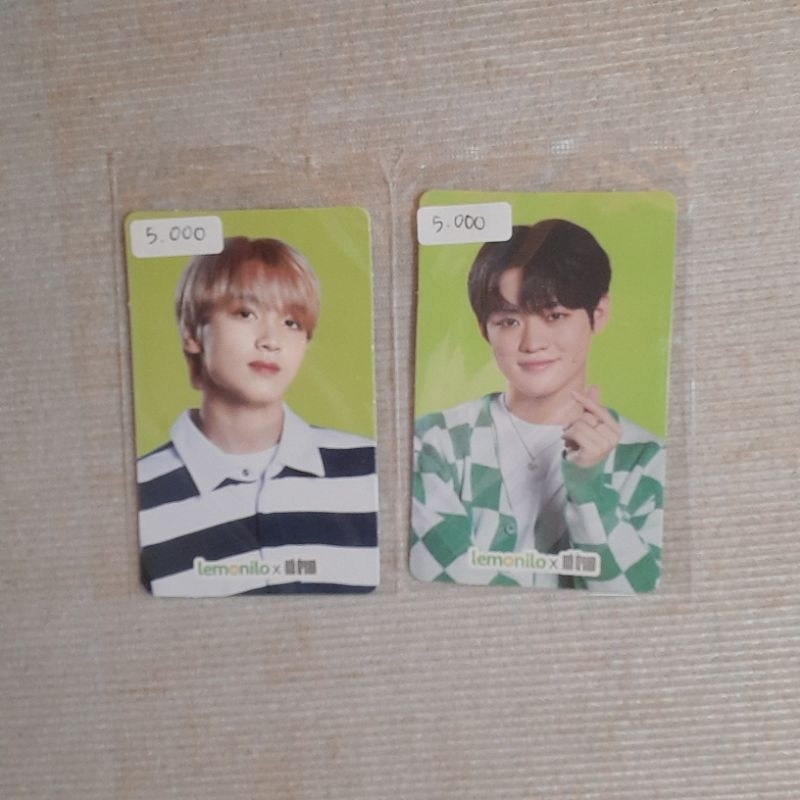 Official Photocard Jaemin SG21 Season's Greetings 2021 & NCT Dream Haechan Chenle X Lemonilo