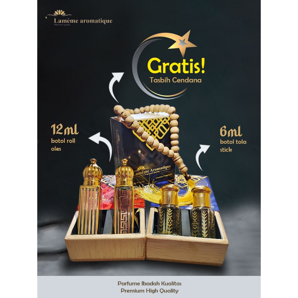 Parfum Ibadah Sultan Murni Kasturi Merah & Misik Cobra