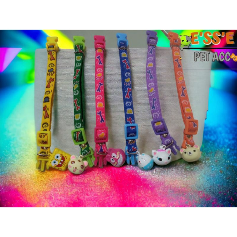 kalung kucing motif tulang karakter