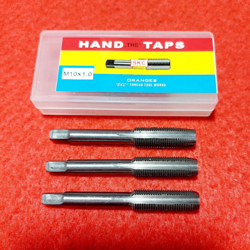 Hand Taps M10 x 1,0 - Mata Tap Baut 14 - Tap Mili Halus - Pembuat Derat Baut Mur - Tap Busi Kereta