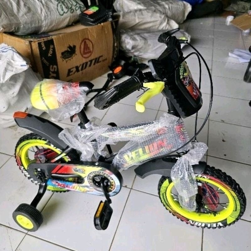 SEPEDA ANAK BMX 12 VELION BAN MOTIF