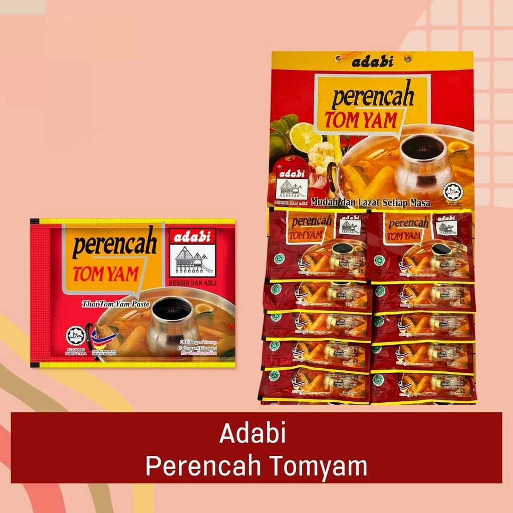 

Adabi Perencah Tomyam / bumbu tomyum instan praktis siap masak