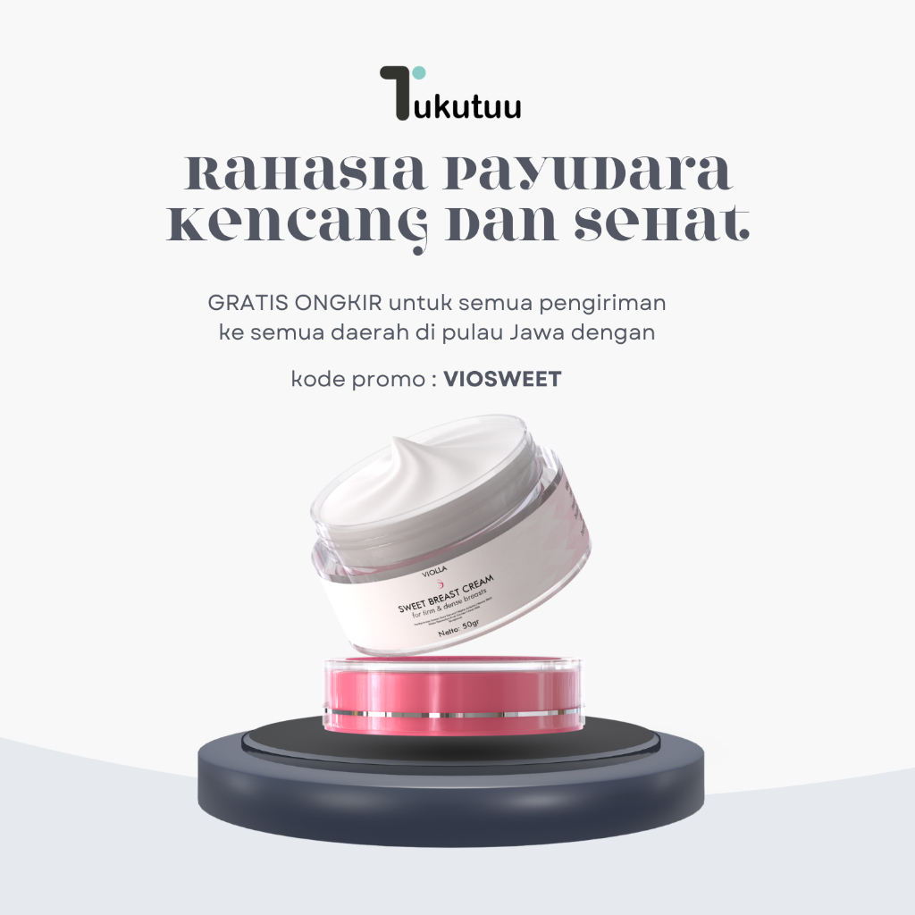 VIOLLA SWEET BREAST CREAM Pengecil Payudara | Obat Pengecil Payudara BPOM | Pengencang Payudara Yg K