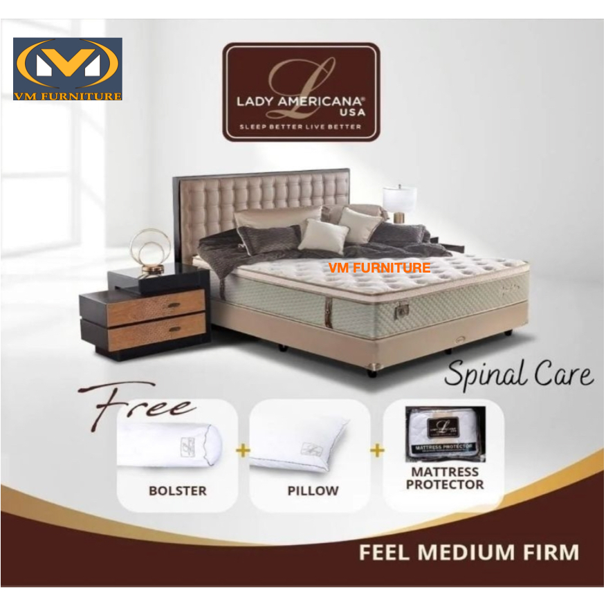 SPRINGBED LADY AMERICANA SPINAL CARE