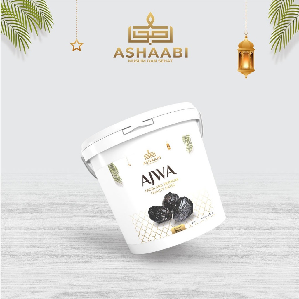 Kurma Ajwa Ember Super Premium Grade A Korma Ajwa Toples Jumbo