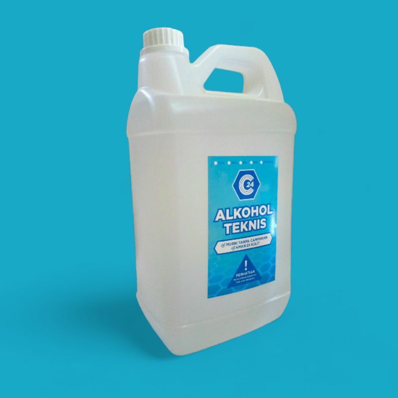 alkohol teknis 96% 5 Liter/alkohol 96 persen 5 liter/alcohol 96% 5 liter