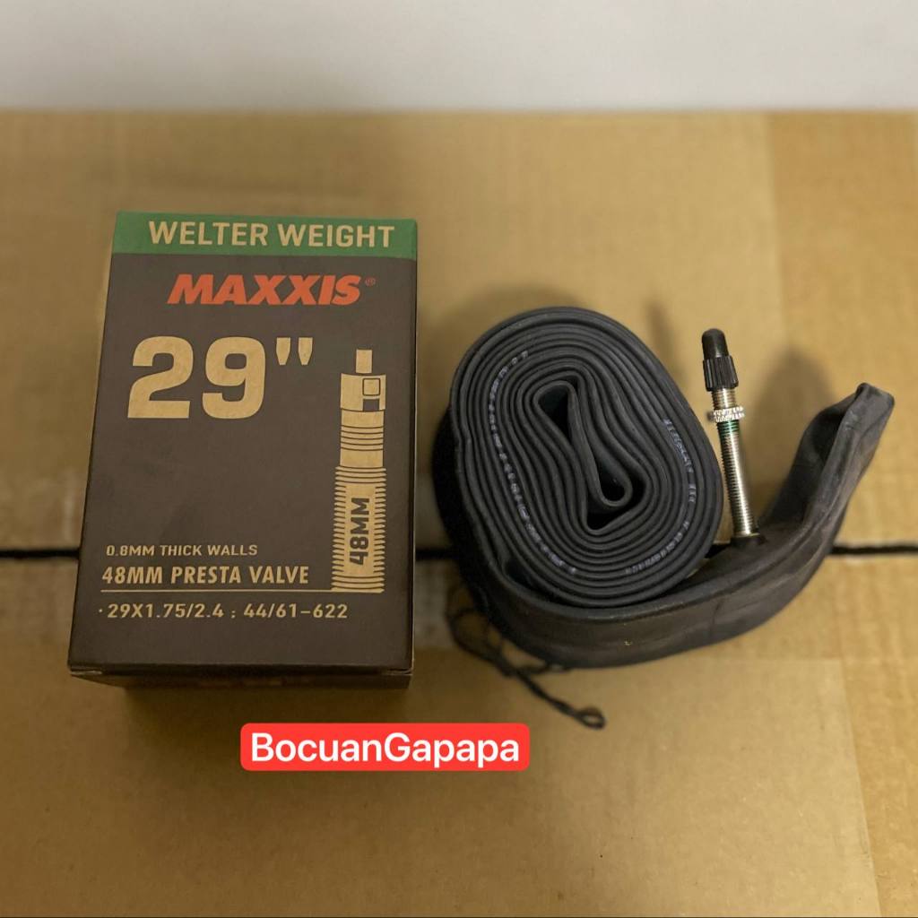 Ban dalam sepeda MTB Maxxis 29 x 1.7/2.4 presta FV 48mm