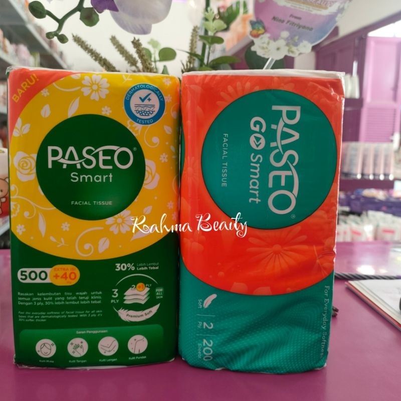 TISSUE PASEO SMART 250 SHEET / tisu tissue paseo 250sheets 2ply facial tissue