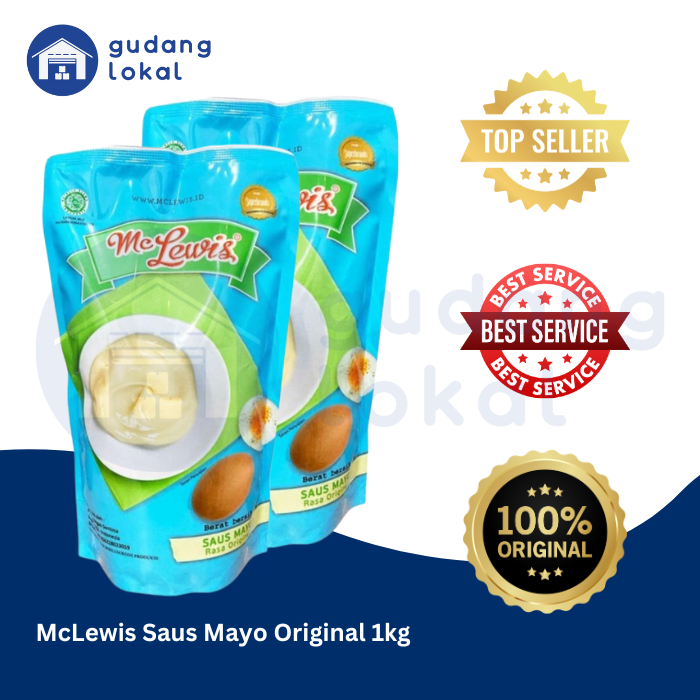 

McLewis Mayonaise Rasa Original 1kg Mc Lewis Mayo