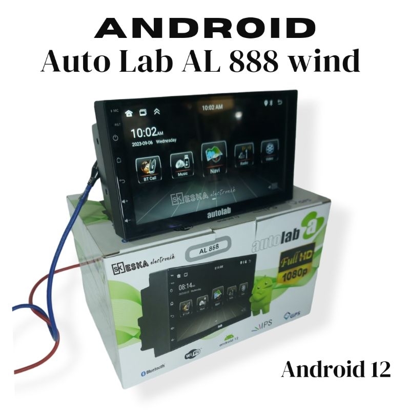 Headunit Android AutoLab 2/32 GB Android 12 Android 7 inch Headunit Android 7 inch Terbaru