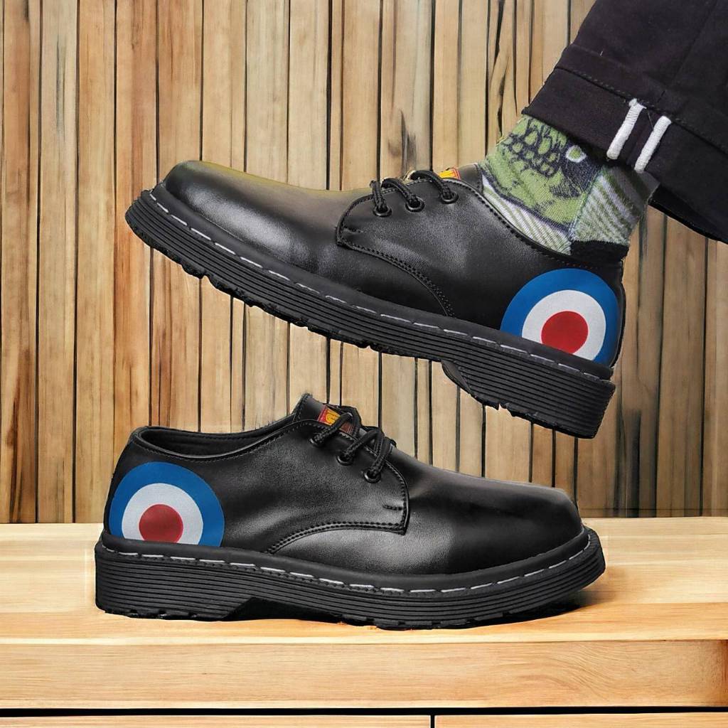 Sepatu Pantofel Formal Hitam Low Boots Pria Docmart Iron Kerja Ngantor Original