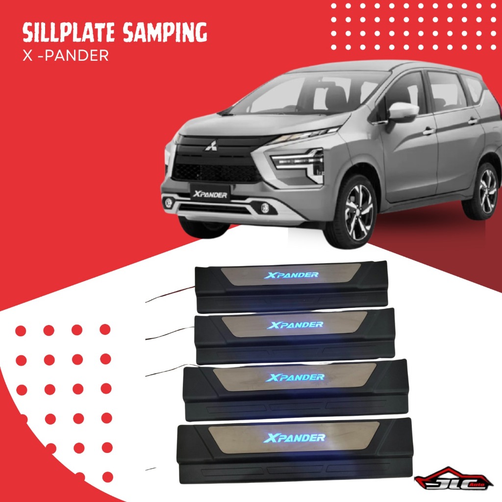 SILLPLATE LED / SILLPLATE PINTU SAMPING XPANDER LED / LAMPU