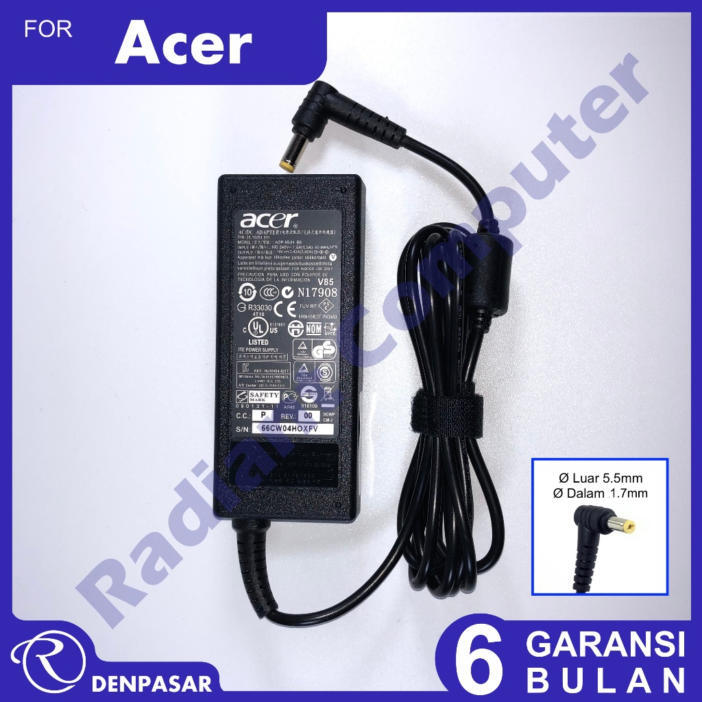 Adaptor Charger Acer Aspire 3 A315-21G A315-42G A315-41G