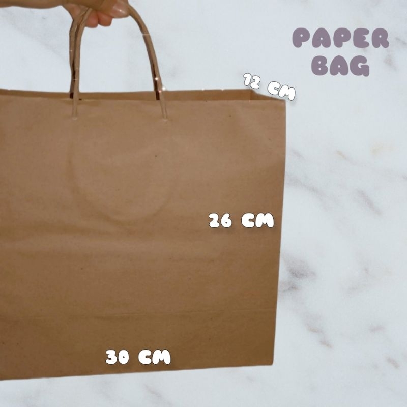 

Paper Bag Tali Polos Coklat | Kertas Kantong Coklat