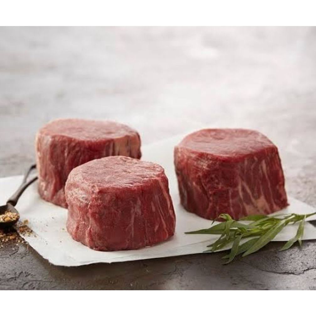 

Beef Steak AUS Tenderloin Grade A - 150gram Daging Sapi Steak Has Dalam Tenderloin