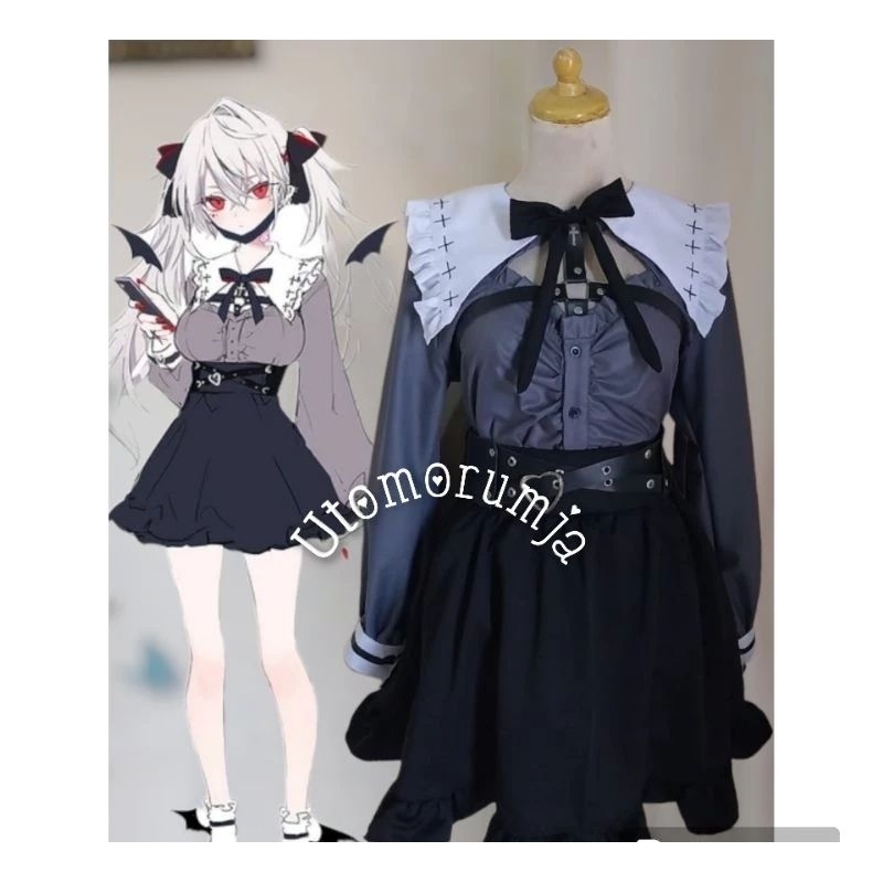 utomorumja kostum cosplay dress kuzuha sanya cota