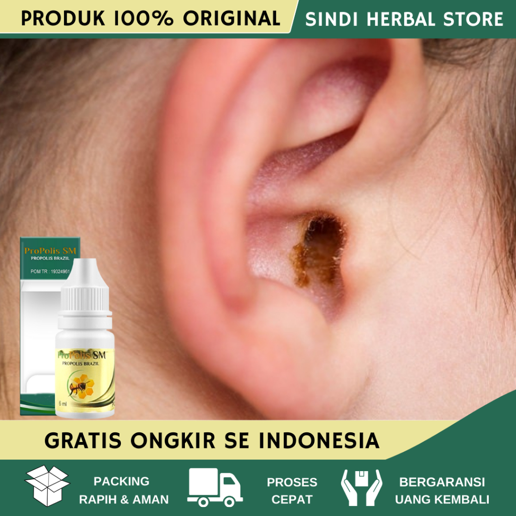 Obat Tetes Telinga Kotoran Keras, Obat Tetes Telinga Pelunak Kotoran Keras, Penghancur Kotoran Telin